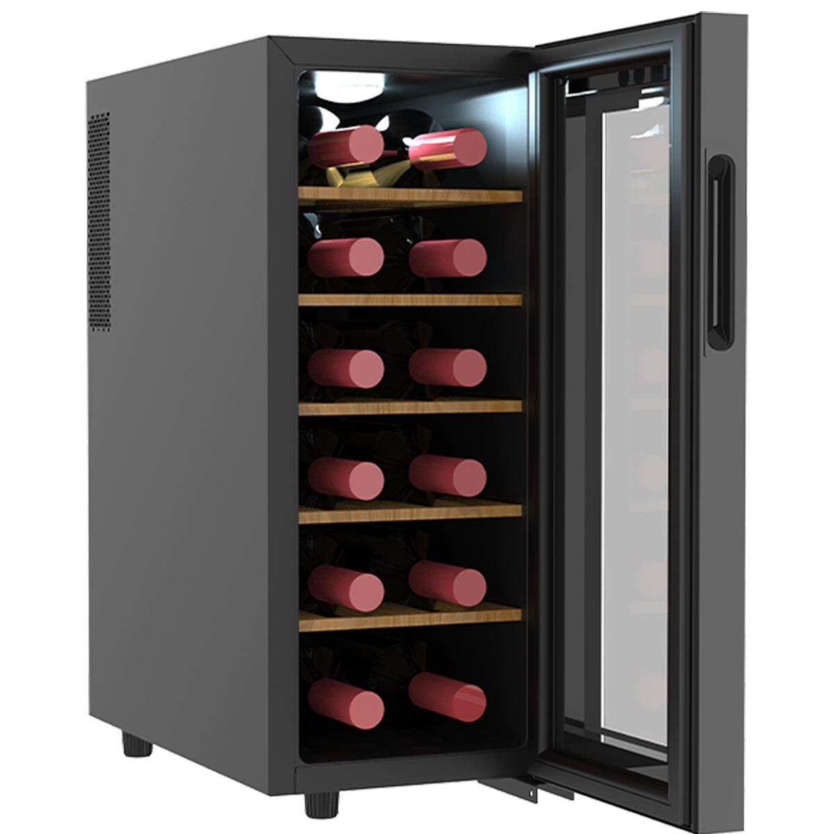 Cava De Vinos Vondom Para 12 Botellas T12 Negra